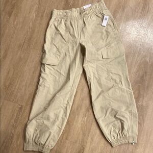 Tan Cargo Joggers